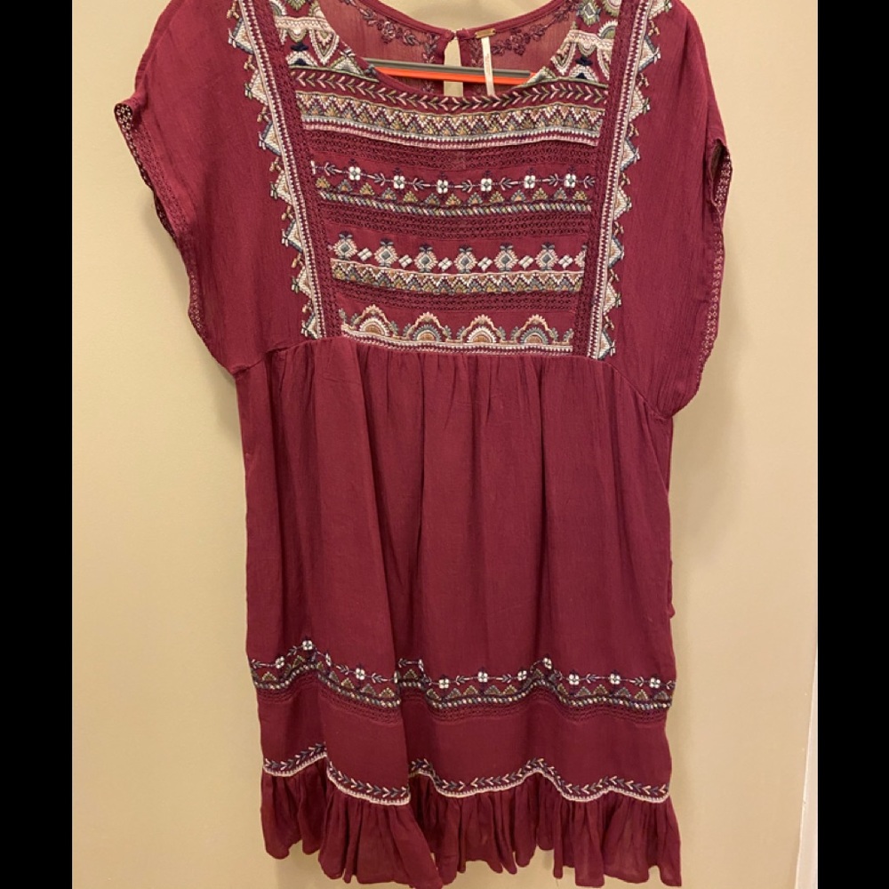 Free People purple flowy dress size small!